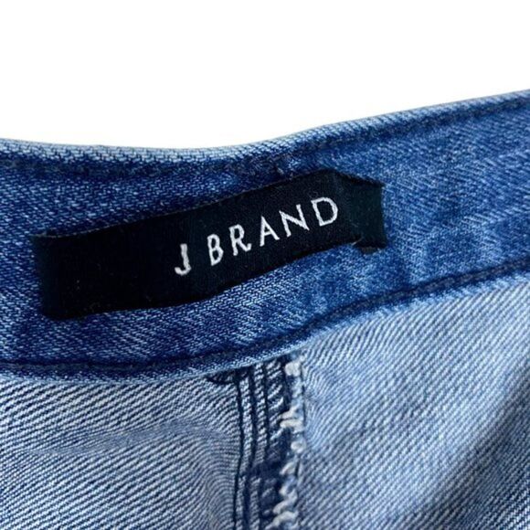 J BRAND Heather Hi Rise Slim Straight Cropped Denim Jeans Electric Dream US 30 - Picture 12 of 15